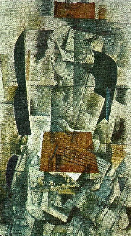 georges braque flicka med gitarr china oil painting image